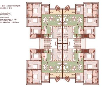 Image of 3600 Sq.ft 4 BHK Apartment / Flat for sale in South Bopal, Ahmedabad for Rs. 25000000