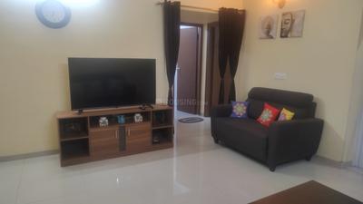 Living Room Image of 756 Sq.ft 2 BHK Apartment / Flat for rent in Unitech Uniworld City, New Town Kolkata for Rs. 35000