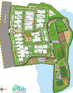 Image of 1375 Sq.ft 2 BHK Apartment / Flat for sale in Ananda The Drizzle, Narsingi, Hyderabad for Rs. 11800000