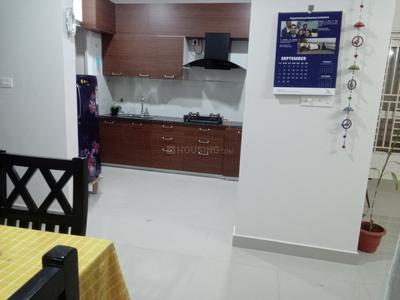Kitchen Image of 1300 Sq.ft 2 BHK Apartment / Flat for rent in DN Fairytale, Madanpur Bhubaneswar for Rs. 28000