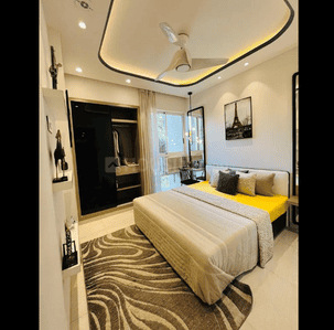 Bedroom Image of 704 Sq.ft 2 BHK Apartment / Flat for sale in Macrotech Violet G H And I, Taloja Navi Mumbai for Rs. 4598000