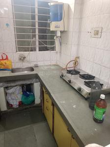 Kitchen Image of 450 Sq.ft 2 BHK Apartment / Flat for rent in  Shree Pushkar Residency, Paldi Ahmedabad for Rs. 28000