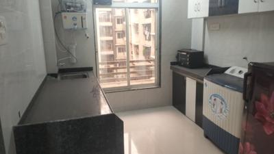 Kitchen Image of 838 Sq.ft 2 BHK Apartment / Flat for sale in Thakur Galaxy, Boisar Mumbai for Rs. 4065138