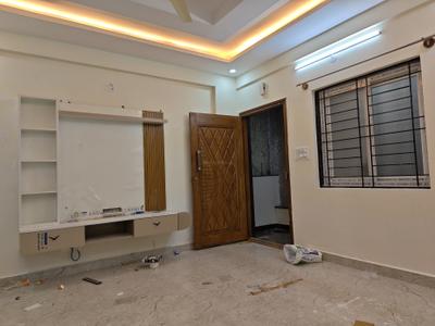 Living Room Image of 650 Sq.ft 1 BHK Builder Floor for rent in HSR Layout Bengaluru for Rs. 30000