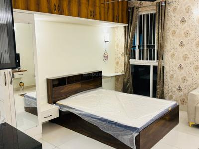 Bedroom Image of 560 Sq.ft 1 RK Apartment / Flat for rent in Paradise At Brigade Cornerstone Utopia, Varthur Bengaluru for Rs. 30000