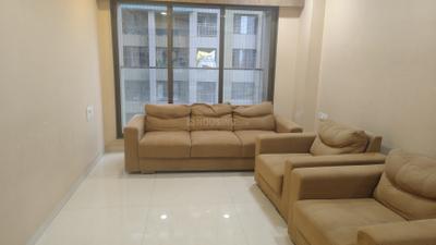 Living Room Image of 1250 Sq.ft 2 BHK Apartment / Flat for rent in Creative Anand Avenue, Jahangirabad Surat for Rs. 22000