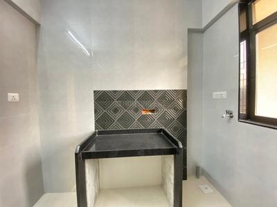 Kitchen Image of 670 Sq.ft 1 BHK Apartment / Flat for sale in Balaji Krishna, Dombivli East Thane for Rs. 4355000