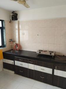 Kitchen Image of 1280 Sq.ft 3 BHK Apartment / Flat for rent in Kopar Khairane Navi Mumbai for Rs. 48000