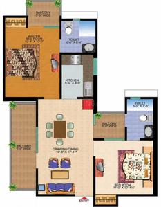 Image of 1028 Sq.ft 2 BHK Apartment / Flat for sale in Value Meadows Vista, Sikrod, Ghaziabad for Rs. 5200000