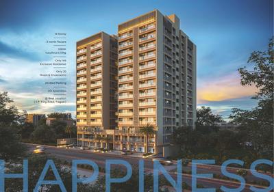 Image of 1845 Sq.ft 3 BHK Apartment / Flat for sale in Shivaan Serenity, Vaishno Devi Circle, Ahmedabad for Rs. 7175000