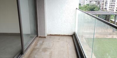 Balcony Image of 1600 Sq.ft 3 BHK Apartment / Flat for sale in Arham Satyam Valencia, Kharghar Navi Mumbai for Rs. 45000000