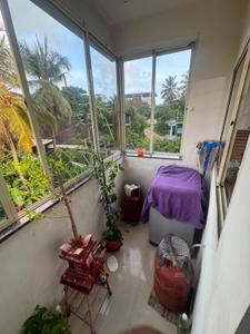 Balcony Image of 1320 Sq.ft 2 BHK Apartment / Flat for rent in Derebail Mangalore for Rs. 27000