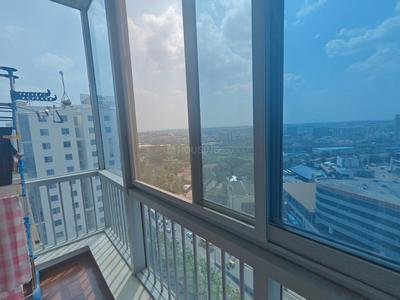 Balcony Image of 2000 Sq.ft 3 BHK Apartment / Flat for rent in Sattva Luxuria, Malleswaram Bengaluru for Rs. 120000