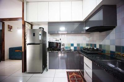 Kitchen Image of 1215 Sq.ft 2 BHK Apartment / Flat for sale in Tragad Ahmedabad for Rs. 6600000
