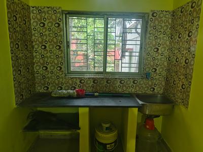 Kitchen Image of 650 Sq.ft 2 BHK Apartment / Flat for sale in Baghajatin Kolkata for Rs. 1800000