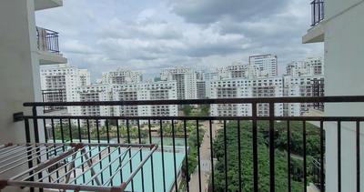 Balcony Image of 900 Sq.ft 1 BHK Apartment / Flat for rent in Prestige Shantiniketan, Whitefield Bengaluru for Rs. 34000