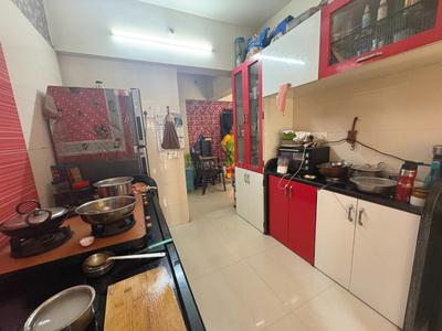 Kitchen Image of 995 Sq.ft 2 BHK Apartment / Flat for sale in Unique Poonam Estate Cluster 1, Mira Road East Mira Bhayandar for Rs. 9500000