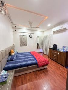 Bedroom Image of 1500 Sq.ft 3 BHK Apartment / Flat for rent in Adani Elysium, Shantigram Ahmedabad for Rs. 36000
