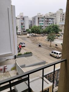 Bedroom Three Image of 969 Sq.ft 3 BHK Apartment / Flat for rent in Arpan Status Sky, Chandkheda Ahmedabad for Rs. 28000