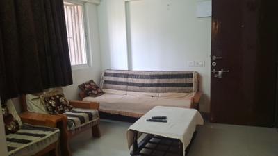 Living Room Image of 650 Sq.ft 1 BHK Apartment / Flat for sale in Godrej Garden City, Jagatpur Ahmedabad for Rs. 3900000