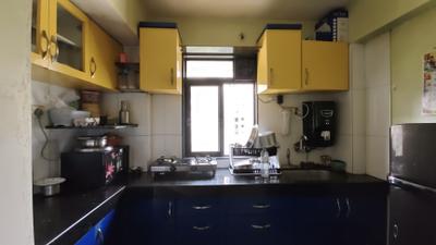 Kitchen Image of 520 Sq.ft 1 BHK Apartment / Flat for rent in Raunak City 3, Kalyan West Kalyan for Rs. 15500