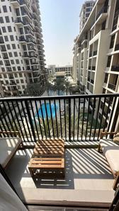 Balcony Image of 592 Sq.ft 1 BHK Apartment / Flat for sale in Town Square Dubai for Rs. 25770749
