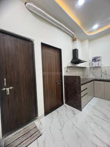 Kitchen Image of 450 Sq.ft 1 BHK Builder Floor for rent in Mahalakshmi Nagar Indore for Rs. 16000