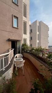 Balcony Image of 2356 Sq.ft 3.5 BHK Apartment / Flat for rent in L And T Raintree Boulevard, Sahakara Nagar Bengaluru for Rs. 130000
