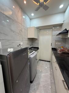 Kitchen Image of 450 Sq.ft 1 RK Studio for rent in Moti Nagar New Delhi for Rs. 26500