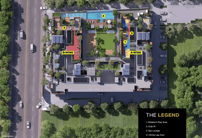 Image of 1350 Sq.ft 3 BHK Apartment / Flat for sale in Krisala 41 Zillenia, Punawale, Pune for Rs. 9402000