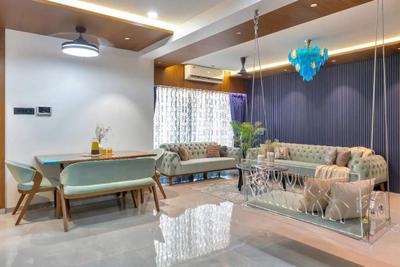 Hall Image of 3000 Sq.ft 3 BHK Apartment / Flat for rent in Arise Vibrant, Chharodi Ahmedabad for Rs. 25000