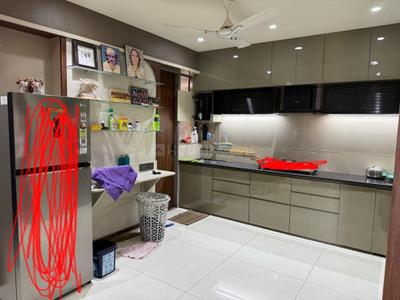 Kitchen Image of 803 Sq.ft 2 BHK Apartment / Flat for rent in Royal Living, Vaishno Devi Circle Ahmedabad for Rs. 24500