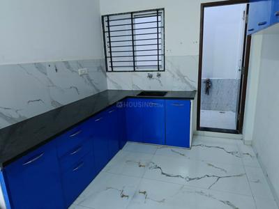 Kitchen Image of 1000 Sq.ft 2 BHK Builder Floor for rent in Mahalakshmi Nagar Indore for Rs. 16500