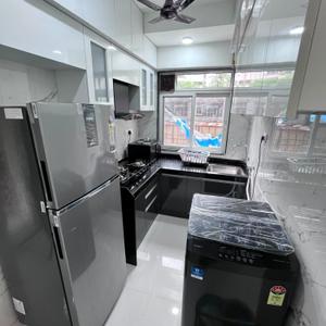 Kitchen Image of 586 Sq.ft 1 BHK Apartment / Flat for rent in Deraiya Nehru Nagar Nirmal CHS Ltd, Kurla East Mumbai for Rs. 58000