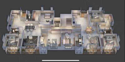Image of 2077 Sq.ft 3 BHK Apartment / Flat for sale in Govind Nagar, Nashik for Rs. 12500000