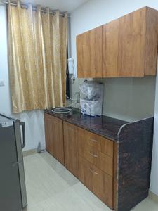 Kitchen Image of 531 Sq.ft 1 RK Apartment / Flat for rent in Vijay Nagar Indore for Rs. 13500