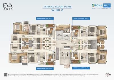 Image of 900 Sq.ft 2.5 BHK Apartment / Flat for sale in Roha Eva Aria, Chembur, Mumbai for Rs. 24000000