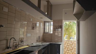 Kitchen Image of 600 Sq.ft 1 BHK Apartment / Flat for rent in HAL Bengaluru for Rs. 26000