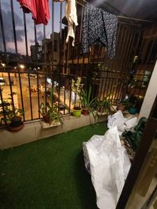 Balcony Image of 600 Sq.ft 1 BHK Apartment / Flat for rent in Suyash Tower, Kopar Khairane Navi Mumbai for Rs. 32000