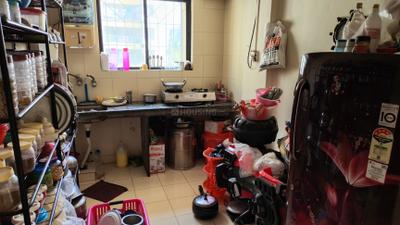 Kitchen Image of 750 Sq.ft 1 BHK Builder Floor for sale in Wagholi Pune for Rs. 3100000