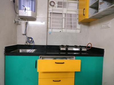 Kitchen Image of 436 Sq.ft 1 BHK Apartment / Flat for rent in Whitefield Bengaluru for Rs. 25000