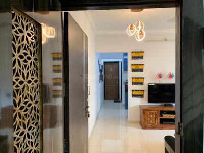 Hall Image of 550 Sq.ft 1 BHK Apartment / Flat for rent in Cosmos Orchid, Kasarvadavali Thane for Rs. 28000