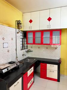 Kitchen Image of 700 Sq.ft 1 BHK Apartment / Flat for rent in Sundar Sankul, Hadapsar Pune for Rs. 24000