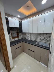 Kitchen Image of 450 Sq.ft 1 BHK Builder Floor for rent in Matiala New Delhi for Rs. 16000