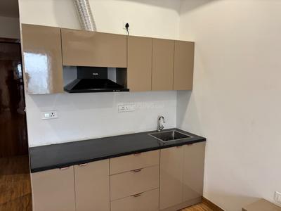 Kitchen Image of 650 Sq.ft 1 RK Studio for rent in Blue Spectrum Metro Block A And E, Sector 75 Noida for Rs. 38000