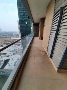 Balcony Image of 2105 Sq.ft 3 BHK Apartment / Flat for rent in Supertech Supernova, Sector 94 Noida for Rs. 75000