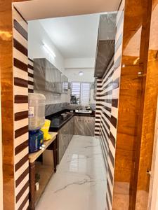 Kitchen Image of 1000 Sq.ft 3 BHK Independent House for rent in Liluah Howrah for Rs. 30000