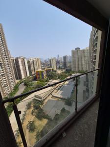Balcony Image of 1350 Sq.ft 2 BHK Apartment / Flat for rent in Risland The Icon, Thane West Thane for Rs. 44000
