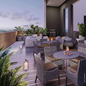 Balcony Image of 1200 Sq.ft 3 BHK Apartment / Flat for sale in Treesourus, Malad West Mumbai for Rs. 41500000