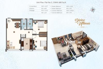 Image of 682 Sq.ft 2 BHK Apartment / Flat for sale in Ghatkopar East, Mumbai for Rs. 16400000